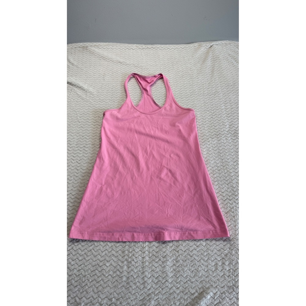 Lululemon Cool Racerback Tank Top Pink Yoga Gym Training Slim Fit Sleeveless